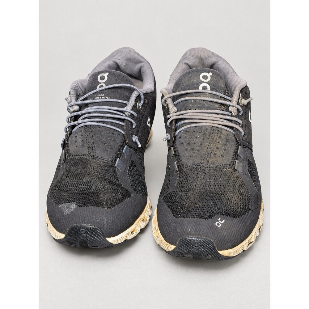 On Cloud Black White Athletic Running Shoes Swiss Engineering Women’s Size 7.5